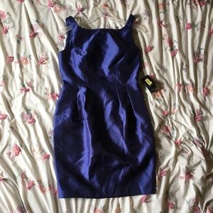 Adrianna Papell • NWT Dress Cobalt Blue Bows